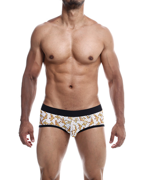 MaleBasics Brief Banana Print Soft Fabric Sweat-Wicking Design for Everyday Comfort