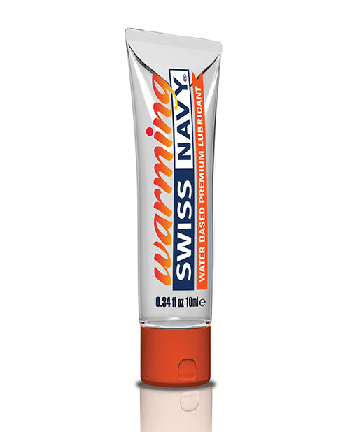 Swiss Navy Water Based Lubricant Warming Sensation Clear Formula for Pleasurable Arousal