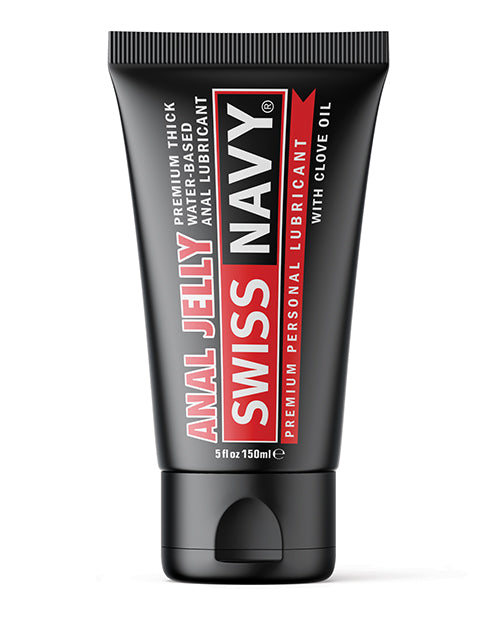 Swiss Navy Anal Jelly Lubricant Extra-Thick Water-Based Formula with Clove Oil for Comfortable Anal Play