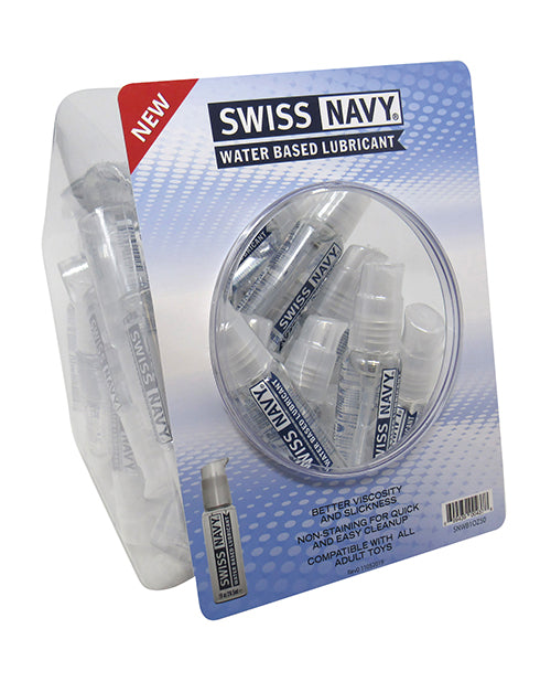Swiss Navy Water Based Lubricant gel-to-liquid formula easy cleanup for personal lubrication and adult toy compatibility