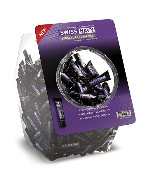 Swiss Navy Lubricant Sensual Arousal Gel Dual Stimulation Multi-Pack for Couples