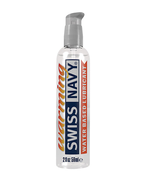 Swiss Navy Water Based Lubricant warming sensation easy-clean formula for enhanced intimate pleasure