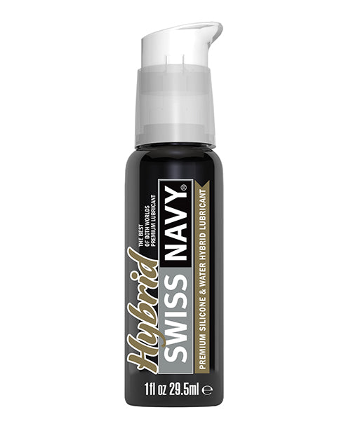 Swiss Navy Lubricant Hybrid Formula Silicone and Water-Based Blend for Long-Lasting Intimate Comfort