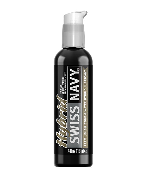 Swiss Navy Hybrid Lubricant Premium Silicone Water-Based Blend for Smooth Long-Lasting Personal Comfort