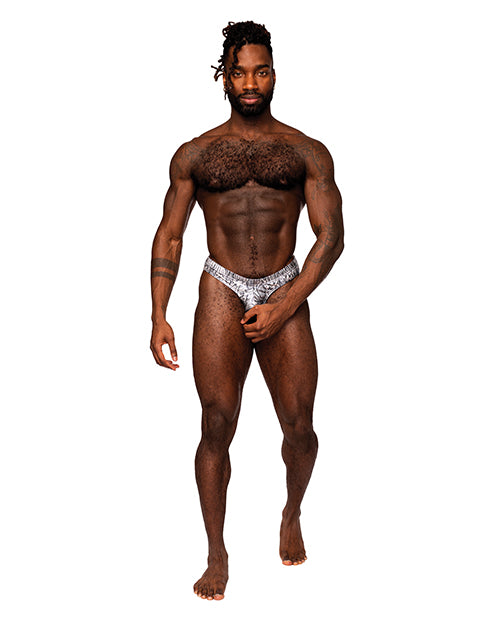 Male Power Power Sock Metallic Coated Velcro Ripaway Waistband for Men's Lingerie and Support
