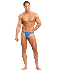 Male Power Lingerie - Packaged Satin Bong Thong Stretch Nylon Satin Finish for Comfortable, Supportive Men’s Underwear