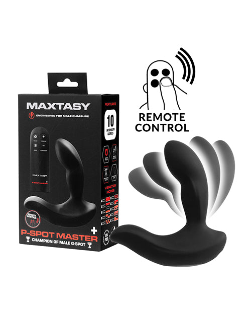 Maxtasy Anal Product Remote-Controlled Prostate Massager with Bendable Shaft for Precise Targeted Stimulation