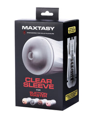 Maxtasy Suction Master Series Sleeve - Standard Clear