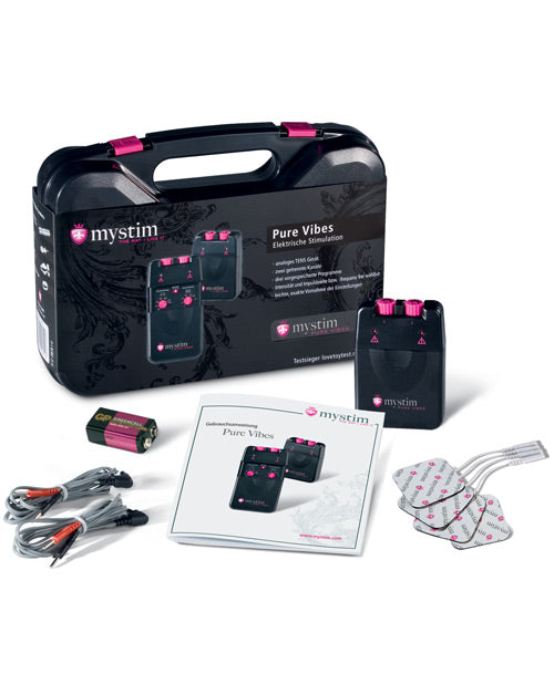 Mystim Stimulator Kit Analog Dual Channel with Adjustable Intensity for Personalized Electro Stimulation