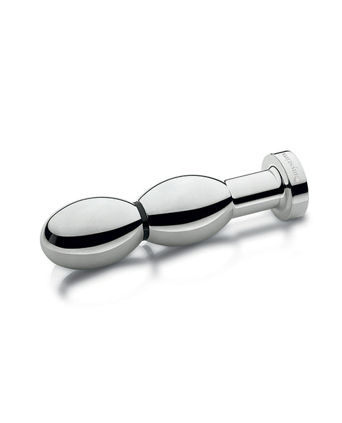 Mystim O(h!)-thello e-Stim Oval Aluminum Dildo with Ergonomic Design