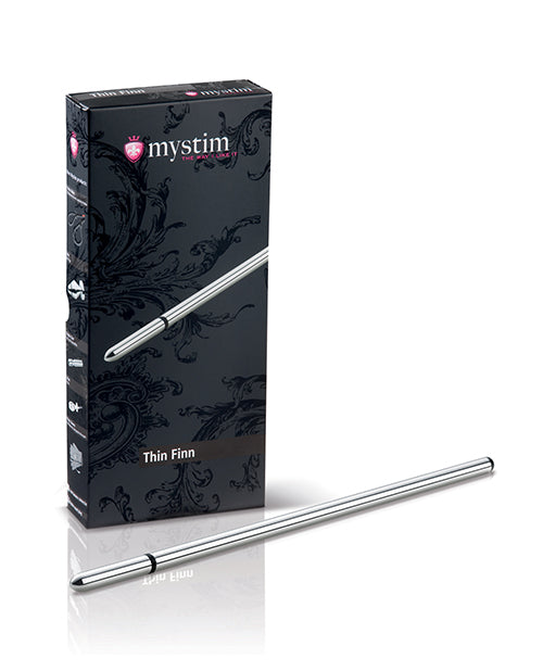 Mystim Thin Finn Electro Urethral Sound with Smooth Rounded Tips