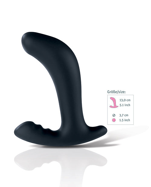 Mystim Twisting Tom E-Stim Prostate Massager in Black