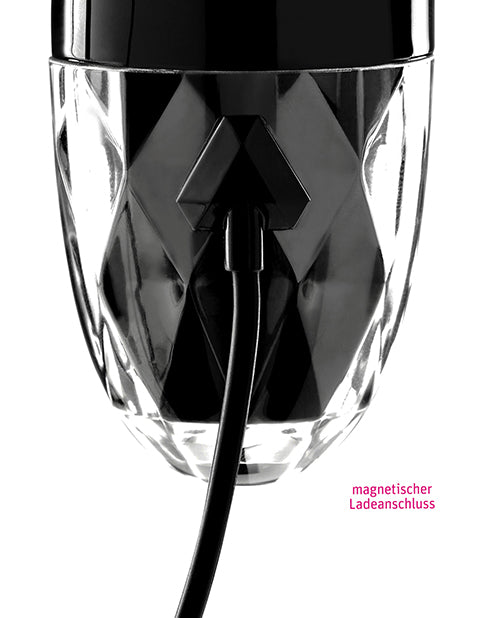 Mystim Hop Hop Bob eStim Vibrator in Black with Dual Stimulation