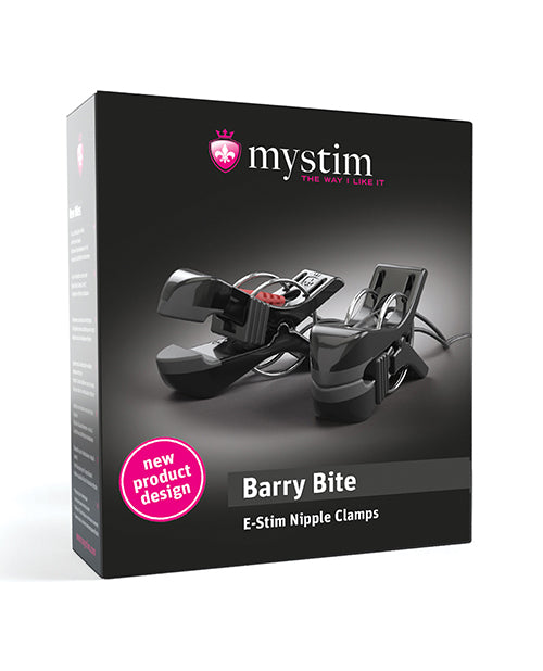Mystim Barry Bite Bipolar E-Stim Clamps with Adjustable Fit