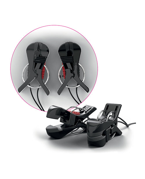 Mystim Barry Bite Bipolar E-Stim Clamps with Adjustable Fit