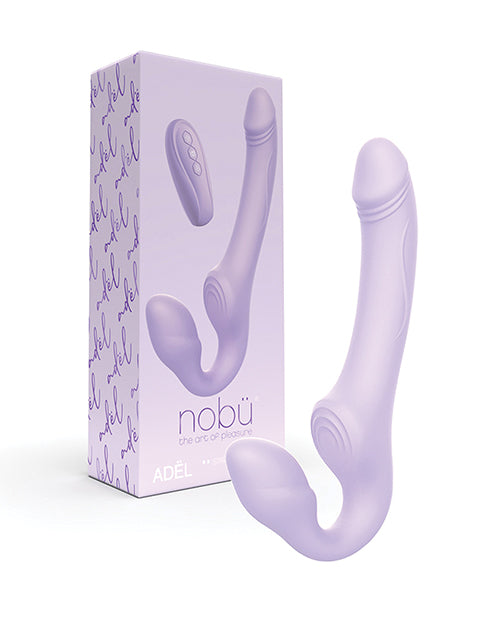 Nobu Strapless Silicone Strap-On Vibrating Remote Wireless for Couples Shared Pleasure