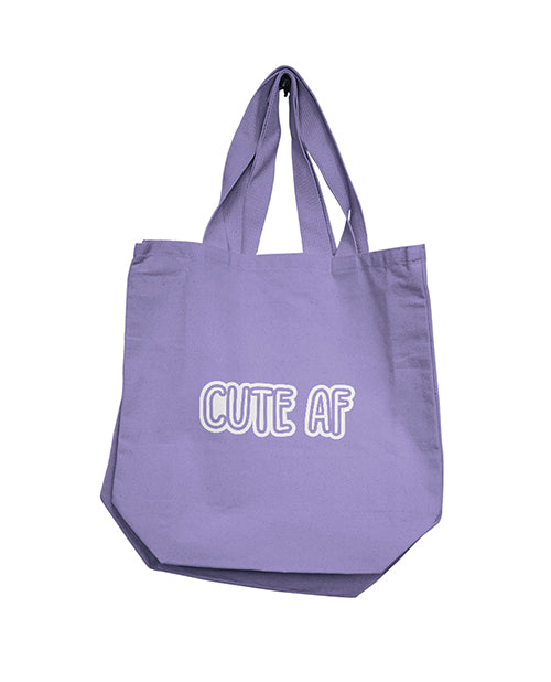 Nobu Reusable Tote Bag Cute AF design with Lilac Color for Eco-Friendly Shopping and Parties