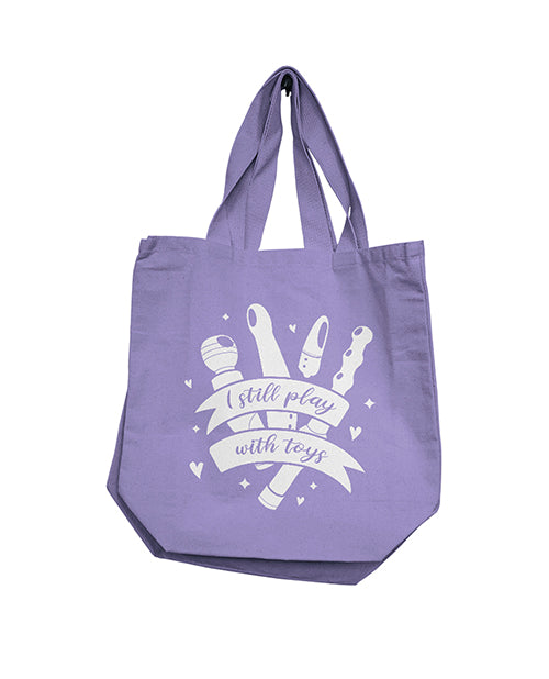 Nobu Bachelorette & Party Supplies Reusable Tote with Playful Slogan and Lilac Color for Eco-Friendly Shopping and Parties