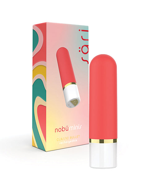 Nobu Stimulators Mini Sari Classic Bullet Waterproof Rechargeable Vibrator for On-the-Go Stimulation