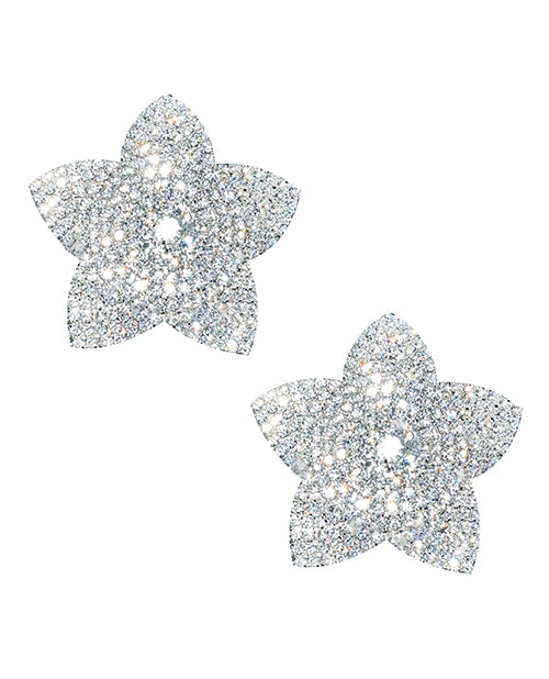 Neva Nude Lingerie Silicone Nipple Pasties with Crystal Jewels and Reusable Adhesive for Dazzling Coverage