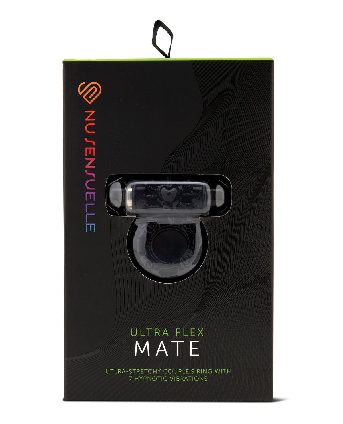 Nu Sensuelle Mate Ultra Bullet Ring Cockring 7 Function - Black