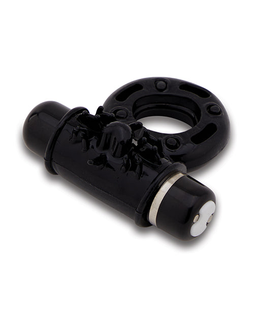 Nu Sensuelle 7-Function Ultra Bullet Vibrating Cockring in Black