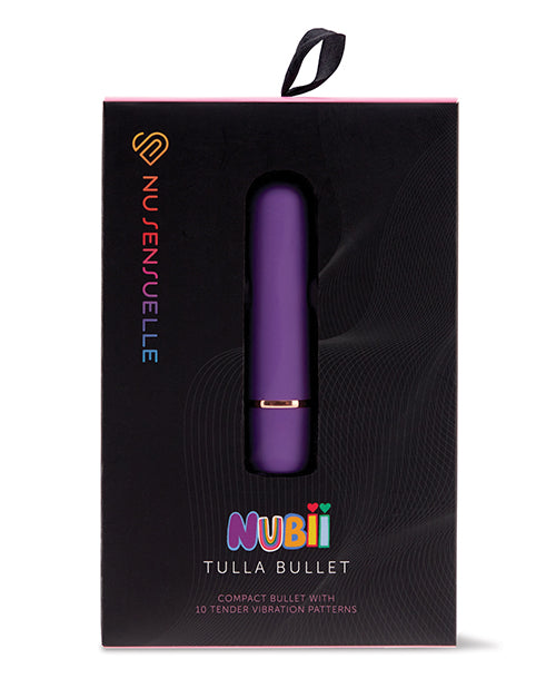 Nu Sensuelle Bullet Stimulator Rounded Tip 10 Vibration Modes in Purple for Targeted Stimulation
