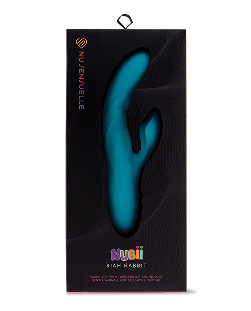 Nu Sensuelle Rabbit Vibrator Dual Motors Turbo Boost Heating for Intense Dual Stimulation