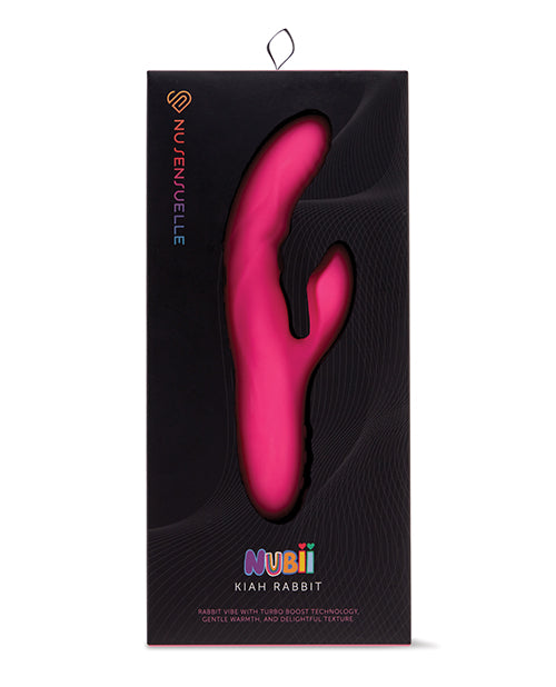 Nu Sensuelle Vibrator Turbo Boost Dual Stim and Heating Feature for Customizable Pleasure