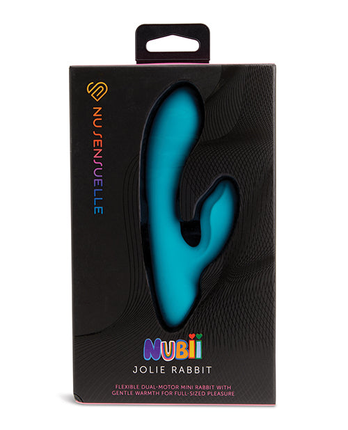 Nu Sensuelle Mini Rabbit Vibrator with Warming Feature and Dual Motors for Portable Pleasure
