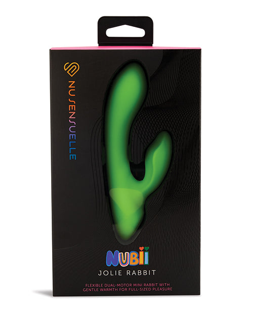 Nu Sensuelle Mini Rabbit Vibrator with Dual Motors and Warming Function for Intimate Pleasure