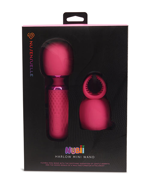 Nu Sensuelle Massage Product Mini Wand Flexible Head Masturbator Attachment for Full-Body Soothing Sensations