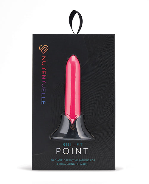 Nu Sensuelle Bullet Stimulator with 20 Vibration Modes and Pinpoint Silicone Tip for Targeted Stimulation