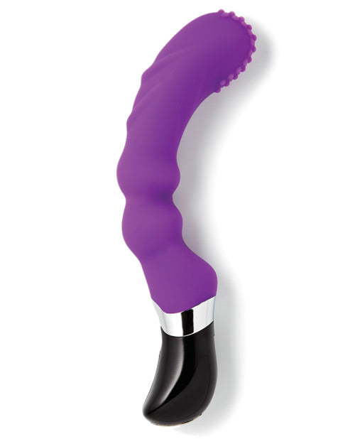 Nu Sensuelle G Unique Rolling Ball Rechargeable Vibrator in Purple