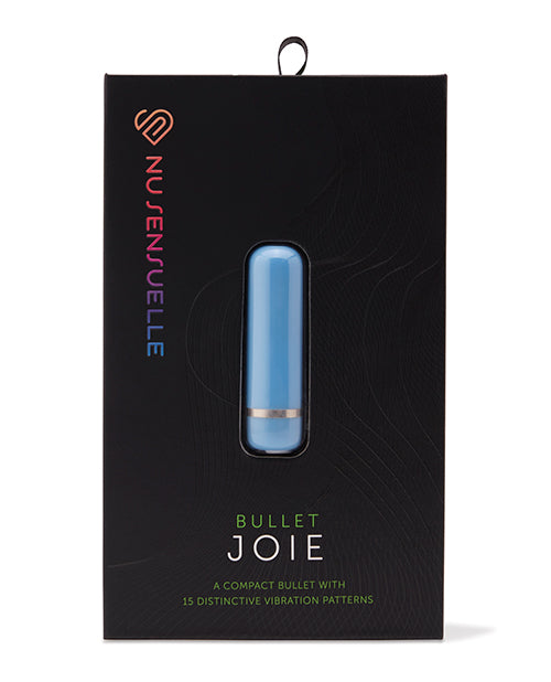Nu Sensuelle Bullet Stimulator Blue 15 Vibration Modes USB Rechargeable Waterproof for Intimate Stimulation