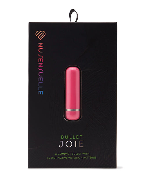 Nu Sensuelle Bullet Stimulator Pink 15 Vibration Patterns Waterproof Design for Versatile Intimate Pleasure