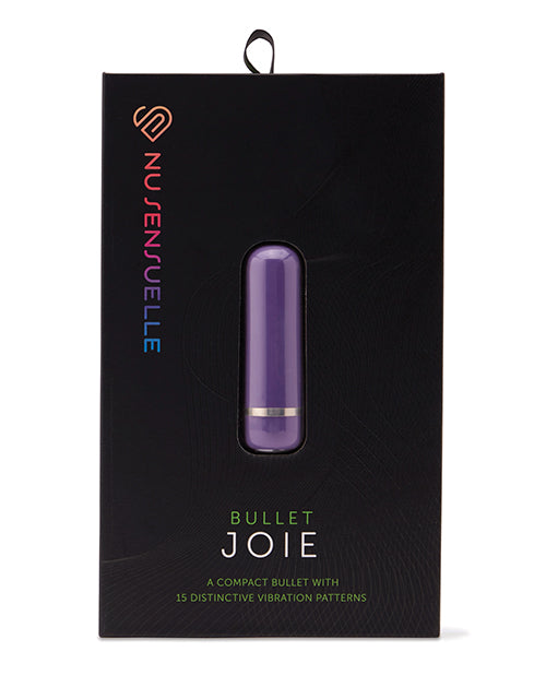 Nu Sensuelle Joie 15-Function Silicone Bullet Vibrator in Purple