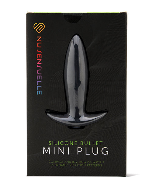 Nu Sensuelle Anal Plug Mini Size 15 Vibration Modes Waterproof Design for Comfortable Anal Play