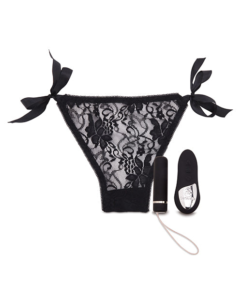 Nu Sensuelle Pleasure Panty Bullet Stimulator with Remote Control - Black