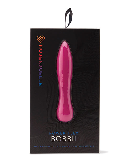 Nu Sensuelle Vibrator Bobbii Bullet 69 Vibration Settings Flexible Silicone for Versatile Stimulation