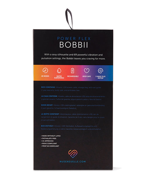 Nu Sensuelle Bobbii Bullet Vibrator with 69 Vibration Functions - Magenta