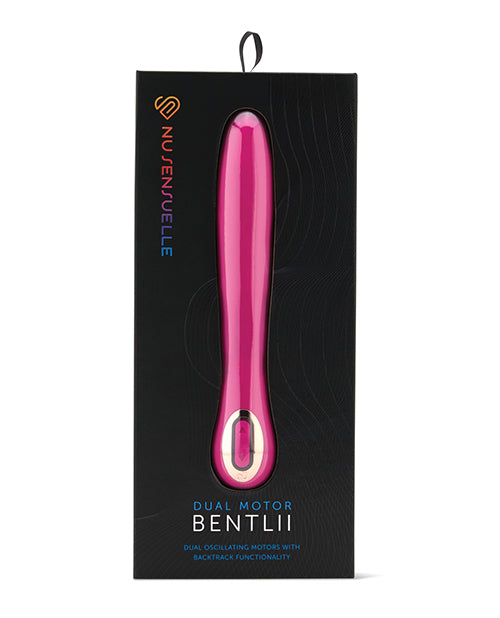 Nu Sensuelle Vibrator Dual Motors Flexible Magenta Silicone for Versatile Pleasure