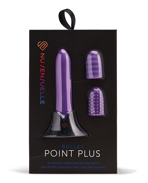 Nu Sensuelle Bullet Stimulator with Rechargeable Design and Interchangeable Sleeves for Intense Pleasure