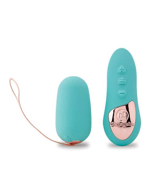 Nu Sensuelle Blue Remote Control Petite Egg with 15 Vibration Functions