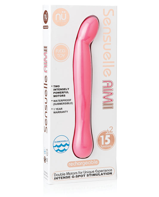 Nu Sensuelle Vibrator Dual Motor Flexible Design Waterproof for Customizable G-Spot Pleasure