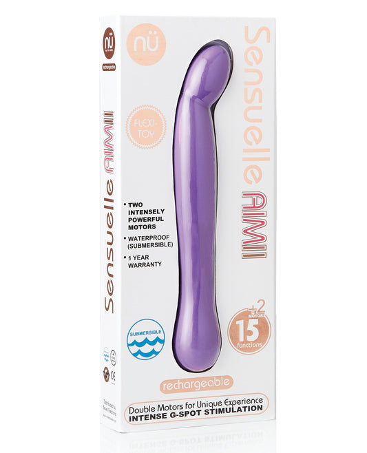 Nu Sensuelle Vibrator Flexible Dual-Motor G-Spot Stimulator Waterproof Design for Customizable Internal Pleasure