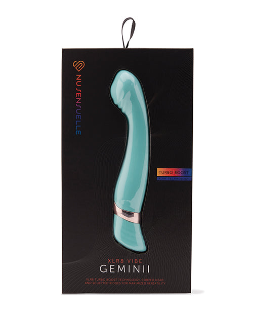 Nu Sensuelle Vibrator Dual Motor Turbo Boost Silicone for G-Spot and Clitoral Stimulation