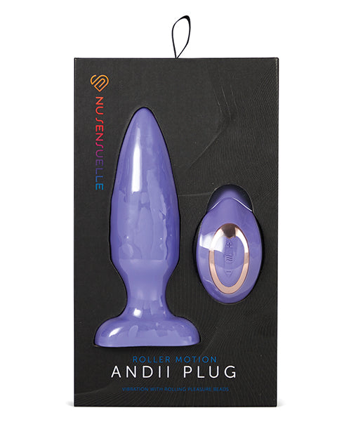 Nu Sensuelle Anal Plug with Vertical Roller Motion and Remote Control for Personalized Stimulation