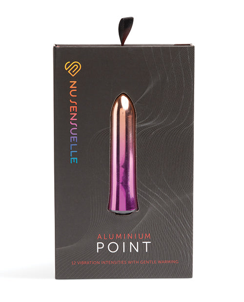 Nu Sensuelle Bullet Vibrator Rainbow Ombre 12 Vibration Speeds Aluminium for Intense Stimulation