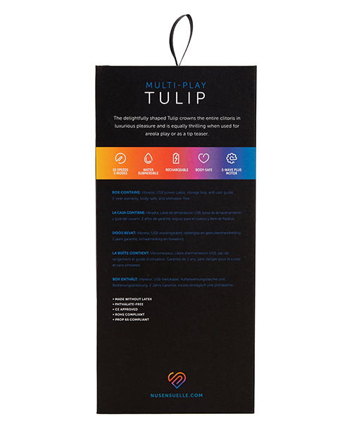 Nu Sensuelle Tulip Multi-Motor Vibrator in Millennial Pink